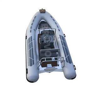 Bateau pneumatique RIB 430 de 14 pieds avec coque en fibre de verre et plancher en <span class=keywords><strong>EVA</strong></span> - Product Image 5