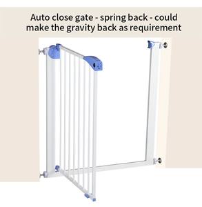 Barrière de sécurité pour bébé et chien 2-en-1 à fermeture automatique, barrière de sécurité intérieure en métal pour la <span class=keywords><strong>maison</strong></span>, barrière de sécurité pour enfant, barrière en métal durable pour les escaliers - Product Image 3