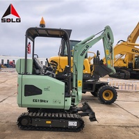 Mini-excavatrice électrique 2 tonnes à bas prix E619HEV avec godet de 0,04 m³ pour opérations en espace étroit et creusement en serre