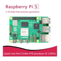 Placa de Desarrollo Integrada Original Raspberry Pi 5 con 2GB, 4GB, 8GB o 16GB de RAM Opcionales, Doble USB 3.0 y BT 5.0