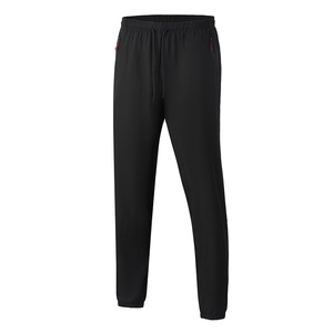 Pantalones Jogger JieSa para Hombre, Casuales, de Verano, Finos, de Seda de Hielo, Tejidos, 100% Poliéster, de Secado Rápido, Sensación Fresca, Pierna Recta, Tallas Grandes - Product Image 1