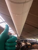 Conduit d'air en tissu flexible pour l'élevage 10m pour la ventilation refroidissant les halls de gymnases d'hôpitaux disponibles Rectangle carré