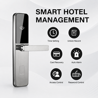 Cerradura Inteligente WiFi de Acero Inoxidable para Hotel, Sistema de Gestión de Cerraduras Electrónicas con Tarjeta para Hotel y Apartamento