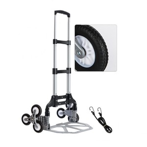 Telescopic Hand Trolley Heavy Duty <b>for</b> Carrying Goods With 3 Wheels - Product Image 2