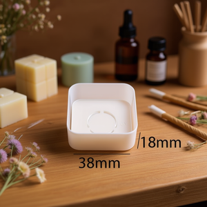 Stampo per candele ILAN da 38 mm, stampo quadrato sottovuoto per la creazione di candele, set da 4 pezzi - Product Image 2