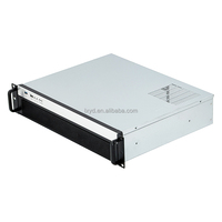 Châssis industriel 2U pour montage en rack, compatible avec les alimentations ATX, les cartes mères Micro ATX/Mini ITX, design compact, ventilateurs efficaces
