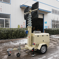 Nouvelle tour d'éclairage mobile à LED, générateur diesel, tour d'éclairage portable pour travaux en extérieur
