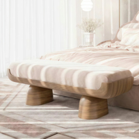 Tabouret de lit en velours de luxe banc meubles de salon canapé banc pouf luxe chambre meubles de maison