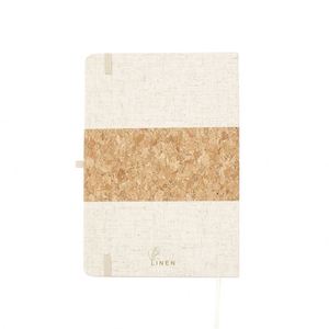 Cuaderno Ecológico con Cubierta de Corcho Reciclado, Personalizable con Logotipo, Material de Tela, Set de Regalo de Oficina con Bolígrafo, Venta Caliente - Product Image 2