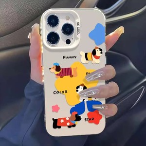 Funda Protectora para Teléfono <span class=keywords><strong>iPhone</strong></span> 17 16 15 14 <span class=keywords><strong>13</strong></span> Pro Max XR XS 7 8 Series, Diseño <span class=keywords><strong>Estrella</strong></span> de la Suerte Plateada, Resistente a Golpes - Product Image 1