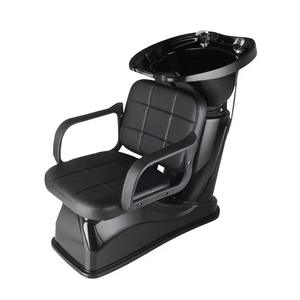 Sillón de Lavado de Cabello de Diseño Moderno para Salón de Belleza, en Cuero Sintético, con Funciones de Masaje, para Peluquería - Product Image 4