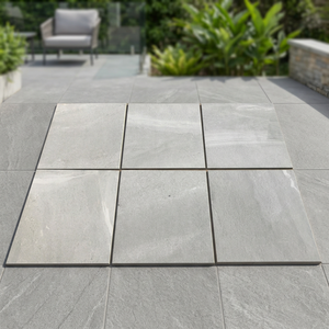 Carreaux de porcelaine pleine masse Earthan Dark 20 mm – Carreaux de sol extérieurs de qualité industrielle 600x600 mm R11 - Product Image 3