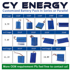 CY özelleştirilmiş şarj edilebilir 18650 3S1P 11.1V 2600mAh lityum iyon paketi CE sertifikalı dijital elektrikli Scooter için 500 döngüleri - Product Image 2