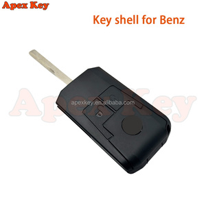 Carcasa de Repuesto para Llave Remota HU64 para Mercedes Benz Actros Antos, Accesorio para la Carcasa de Encendido del Camión, 2 Botones - Product Image 4