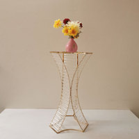Clair géométrique acrylique cristal fleur Vase support colonne fleurs présentoirs pour mariages fête pièce maîtresse décorations de Table