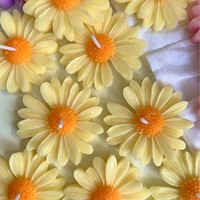 Moule en silicone pour bougie aromathérapeutique tournesol, moule à bougie DIY, fleur de marguerite, savon fait main, diffuseur, pierre parfumée, ornement en plâtre