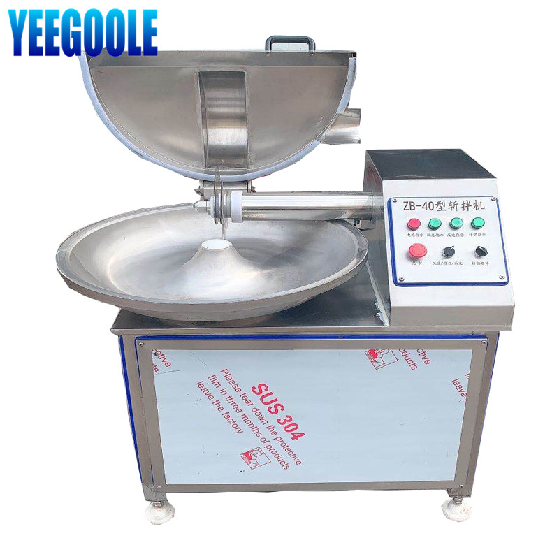 Industrial stainless steel 20L/40L meat bowl chopper vegetable chopping machine Sausage puree making machine factory Outlet
