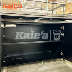 Sang trọng mới sơn mài thép không gỉ trang sức <span class=keywords><strong>Showcase</strong></span> Vàng Bạc Kim Cương Ngọc đồng hồ hiển thị trường hợp truy cập - Product Image 5