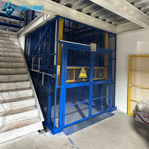 Lift barang berat hidrolik harga murah, Platform pengangkat barang dalam ruangan, Lift barang luar ruangan untuk gudang - Product Image 2