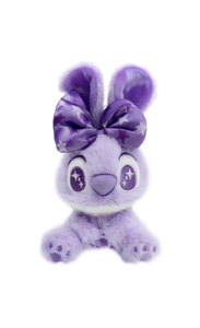 Peluche Coniglietto Viola Lilo & Stitch 18Cm, Giocattolo Morbido da Appendere, Regalo di Pasqua per Bambini, Unisex - Product Image 1