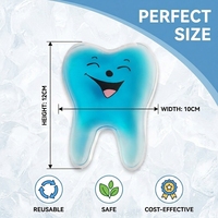 Compresse de gel réutilisable écologique chaud/froid pour les douleurs dentaires et les infections – Idéale pour les dentistes