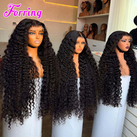 Wig Rambut Manusia Grosir 13x6 hd Lace Wig Rambut Manusia Lace Front Tanpa Lem Wig Rambut Manusia Keriting Burma Wig Rambut India Mentah