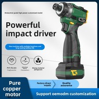 Tournevis sans fil 120N en cuivre pur, haute puissance, à percussion, au lithium, DC 12-21V, pour perçage de l'acier, modèle QZ07, garantie 1 an