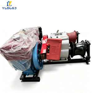 Treuil à câble motorisé YILI de qualité utilitaire, 8 <span class=keywords><strong>tonnes</strong></span>, moteur diesel, essence ou électrique, pour le tirage de lignes électriques souterraines - Product Image 2