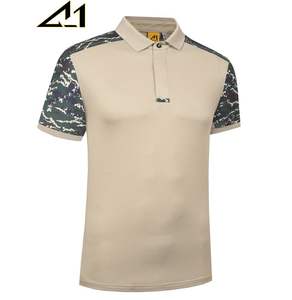 <b>Men's</b> Quick Dry Golf <b>Polo</b> <b>Shirt</b> Breathable Cotton Solid Color Design Short Sleeve Sports Performance Wear for Wholesale - Product Image 1