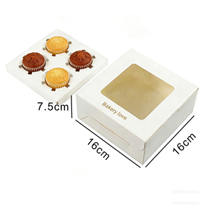 Emballage de boulangerie pour biscuits avec logo personnalisé imprimé sur boîte en papier - Product Image 3