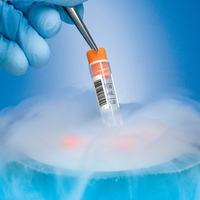 Vial Biobanks Chain Barcode Self Adhesive Vinyl Tubes Diagnostic Temperature Labels Cold Cryogenic Labels Oil Proof Durable
