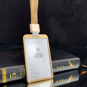 Custom Aluminum Alloy <b>ID</b> Credit Name Card Badge <b>Holder</b> Cover Metal Zinc Alloy Business Card <b>Holder</b> for Company - Product Image 5