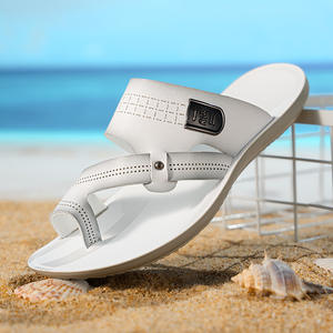 Sandalias sin cordones para hombre, novedad 2026, talla grande, a la moda, para playa, con suela de goma, parte superior de cuero genuino, transpirables - Product Image 4