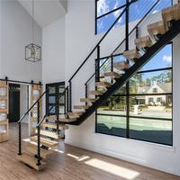 Escalier à poutres architecturales Prima pour villas de luxe et projets intérieurs de duplex