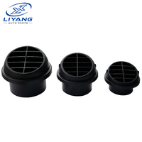 Composants en plastique pour chauffage de stationnement - Interface de sortie d'air circulaire de 90 mm pour utilisation extérieure en camping-car/voiture Webasto
