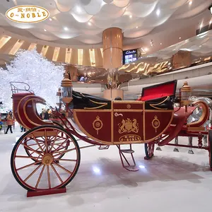 Carro de caballos para eventos de boda, vehículo de turismo para transporte especial