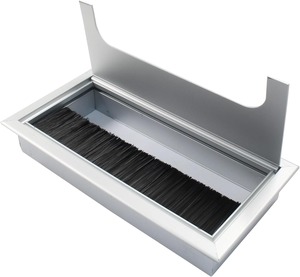 Organisateur de câbles de bureau durable en alliage d'aluminium <span class=keywords><strong>pour</strong></span> câbles de télévision et d'ordinateur, couvre-câbles de bureau de qualité supérieure - Product Image 5