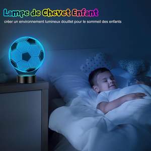 Custom Creative 3D Illusion Anime Lamparas <strong>Football</strong> Club Styles - Product Image 3