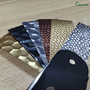 Trong nhà 8mm sợi tre OEM & ODM tổ ong thiết kế trang trí bảng tường WPC búa mô hình tường ốp - Product Image 3