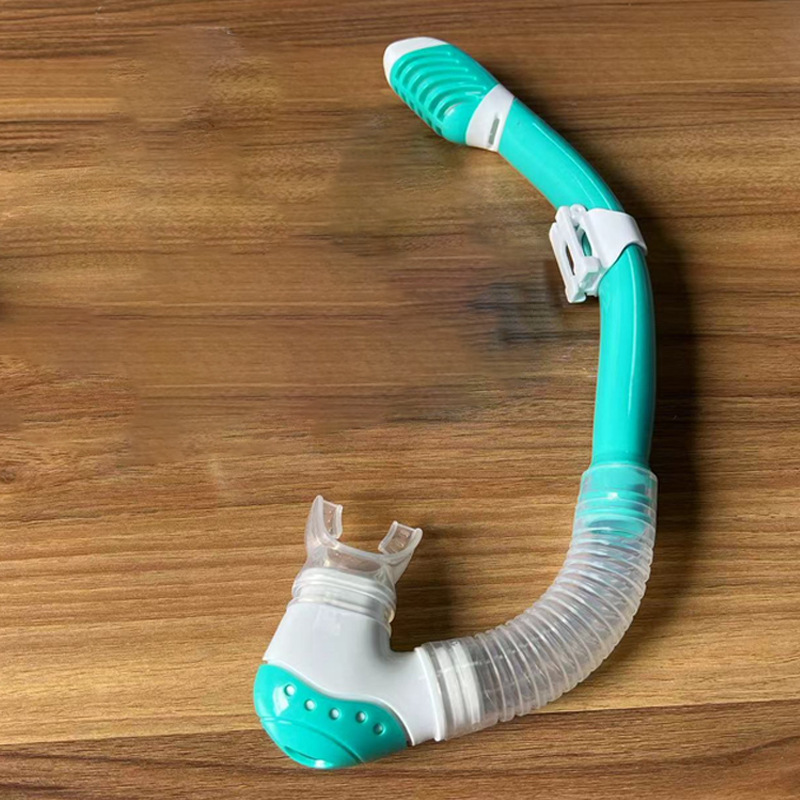 Breathing tube - green and white (single tube)