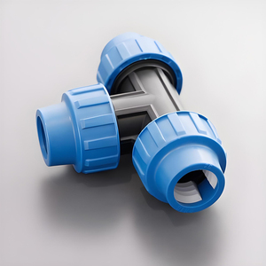 Raccordi a compressione produttore all'ingrosso 20 25 32 40 50 tutti i tipi di dimensioni PP a compressione <span class=keywords><strong>T</strong></span> giunto Tee per irrigazione agricoltura - Product Image 2