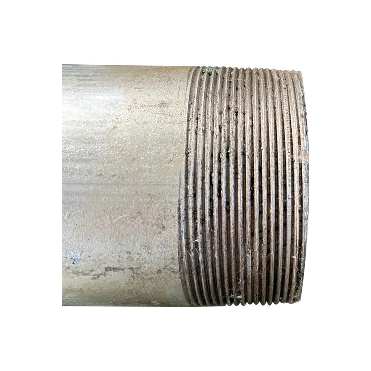 ERW 1/2 BS EN39 4 polegadas tubo de aço galvanizado aço sapateira tubulação rosca com acoplamento