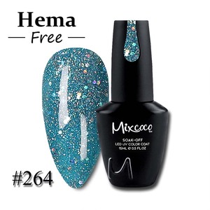 Mixcoco Échantillons gratuits Étoiles brillantes personnalisées Vernis à ongles en gel longue durée Gel UV inodore à tremper Vegan LED Vernis à ongles en gel UV - Product Image 4
