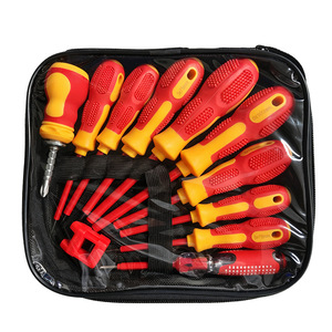 Set di 9 <span class=keywords><strong>Cacciaviti</strong></span> Isolati, Kit di Riparazione per Elettricisti e Ferramenta, <span class=keywords><strong>Cacciaviti</strong></span> a Testa Piatta e Phillips - Product Image 3