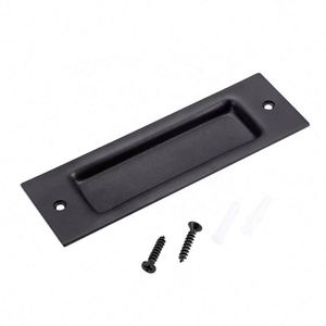 ฮาร์ดแวร์ประตูบานเลื่อนสีดำทันสมัย WEKIS พร้อมมือจับสำหรับประตูแบบ Pocket Door สำหรับใช้ในคลังสินค้าและอพาร์ตเมนต์ - Product Image 3