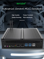Mini PC Industrial Sin Ventilador, Intel Core I5/i7, Carcasa Resistente de Aluminio, Windows 11, Almacenamiento SSD, 2LAN, IoT, Certificado CE