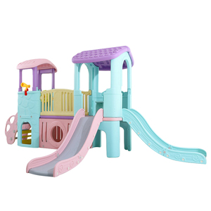Casa de Juegos Infantil de Alta Calidad para Jardín de Niños, Pequeño Parque Infantil Interior de Plástico con Tobogán - Product Image 4