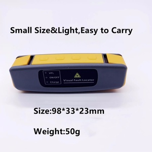 फाइबर ऑप्टिकल ग्रीन लेजर टेस्ट पेन FFS107 VFL 10MW विजुअल फॉल्ट लोकेटर 5 किमी-30 किमी रिचार्जेबल ग्रीन लाइट पेन ली-बैटरी के साथ - Product Image 3