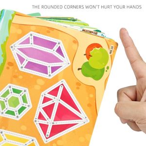 Cahier d'exercices de pré-écriture pour la maternelle : Puzzle de traçage, formes de dinosaures et animaux, livre d'activités de contrôle du stylo - Product Image 6
