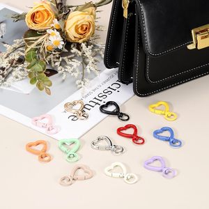 Heart Shape Swivel Buckles Zinc Alloy Spring <b>Snap</b> <b>Hook</b> Keyring Keychain Clip Hardware Accessories - Product Image 4